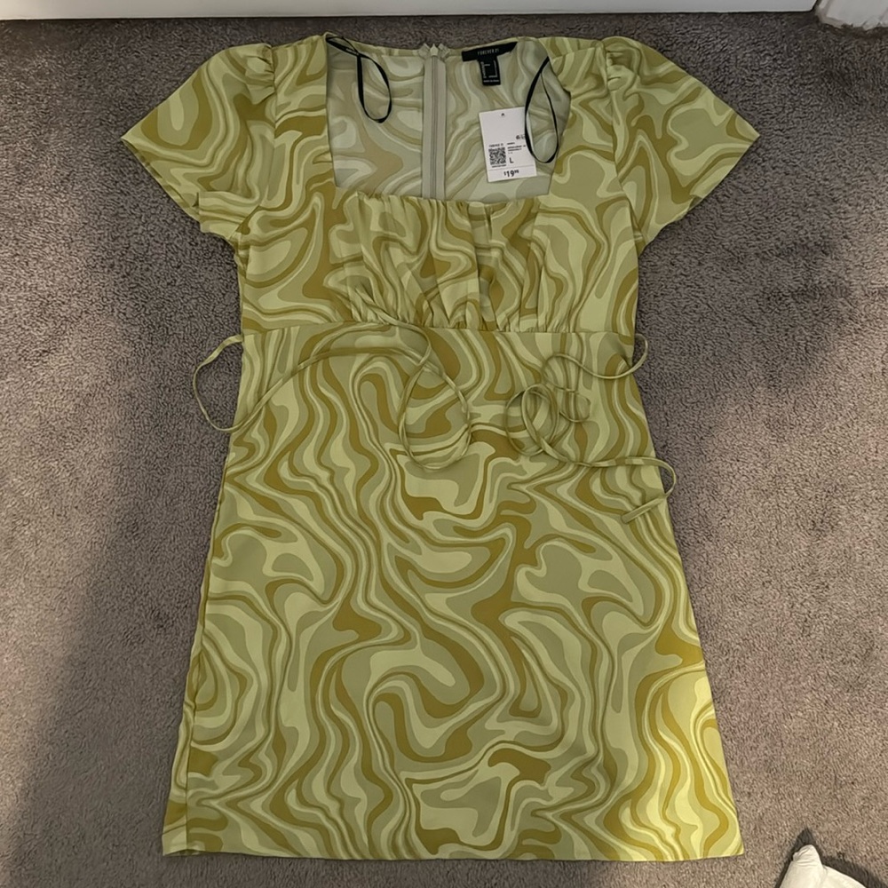 green forever 21 dress